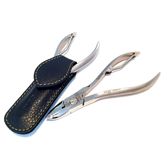Shpitler Mid Gray Leather Pouch For Toenail Clippers or Nippers 3.5Inch Shpitler Mid Gray Leather Pouch For Toenail Clippers or Nippers 3.5Inch