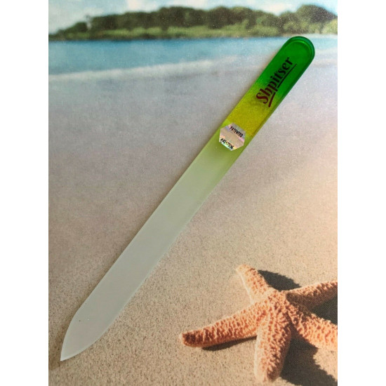 Free with order $100 or more Double Sided Crystal Glass Nail File, 5.5" Free with order $100 or more Double Sided Crystal Glass Nail File, 5.5"