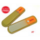 Shpitser Bohemian Crystal Dual Texture Pedicure Bar 6mm thick in high quality leather leather case mid green orange Shpitser Bohemian Crystal Dual Texture Pedicure Bar 6mm thick in high quality leather leather case mid green orange