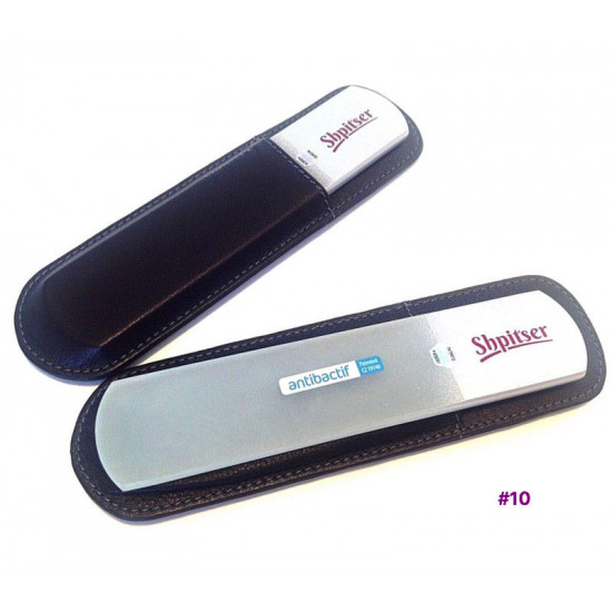 Shpitser Bohemian Crystal Dual Texture Pedicure Bar 6mm thick in high quality leather leather case black white Shpitser Bohemian Crystal Dual Texture Pedicure Bar 6mm thick in high quality leather leather case black white