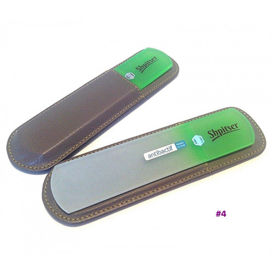 Shpitser Bohemian Crystal Dual Texture Pedicure Bar 6mm thick in high quality leather leather case gray Shpitser Bohemian Crystal Dual Texture Pedicure Bar 6mm thick in high quality leather leather case gray