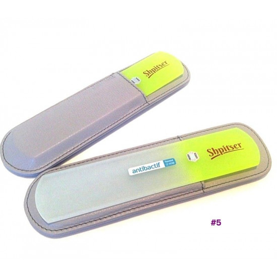 Shpitser Bohemian Crystal Dual Texture Pedicure Bar 6mm thick in high quality leather leather case gray yellow Shpitser Bohemian Crystal Dual Texture Pedicure Bar 6mm thick in high quality leather leather case gray yellow