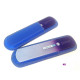 Shpitser Bohemian Crystal Dual Texture Pedicure Bar 6mm thick in high quality leather leather case blue purple Shpitser Bohemian Crystal Dual Texture Pedicure Bar 6mm thick in high quality leather leather case blue purple