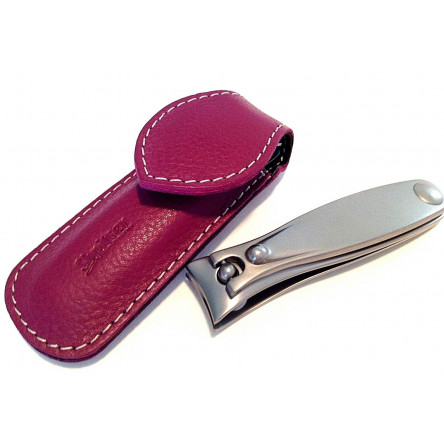 Shpitler 3.5 Inch Pink Leather Case For Toenail Clippers or Nippers