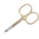 Niegeloh Solingen Cuticle Scissors 24K Gold Plated Germany Niegeloh Solingen Cuticle Scissors 24K Gold Plated Germany