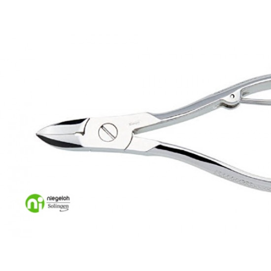 Niegeloh Solingen Nail Nippers Nickel Plated Germany 10cm Niegeloh Solingen Nail Nippers Nickel Plated Germany 10cm