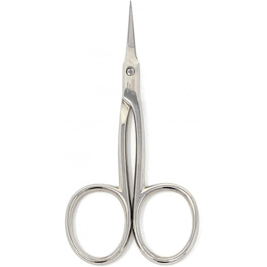 Henbor Professional Left-Handed Carbon Steel Extra Pointed Cuticle Scissors Handcrafted In Italy