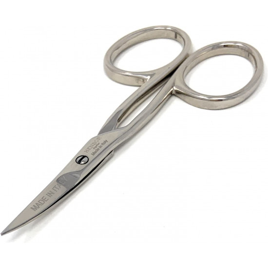 Henbor Professional Left-Handed Carbon Steel Cuticle Scissors Handcrafted In Italy