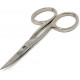 Henbor Professional Left-Handed Carbon Steel Cuticle Scissors Handcrafted In Italy