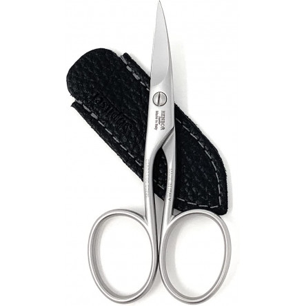 Henbor Professional Left-Handed Stainless Steel Nail Scissors Handcrafted In Italy With Genuine Leather Case made by Shpitser