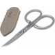 Henbor Professional Luxury Stainless Steel Cuticle Scissors Handcrafted In Italy With Genuine Leather Case made by Shpitser