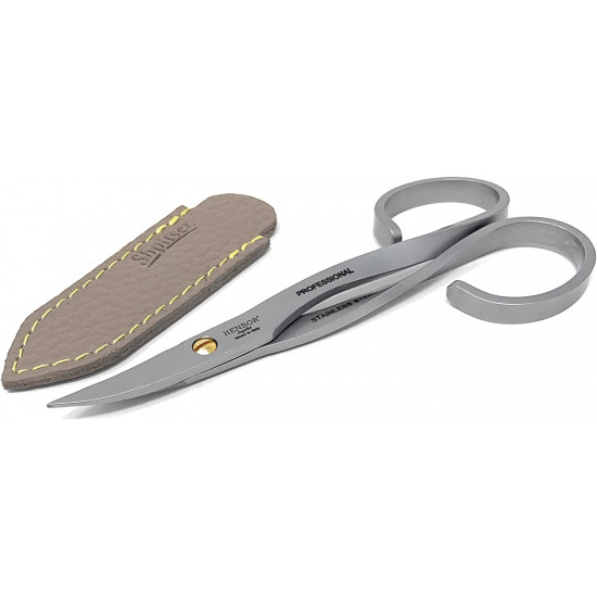 Henbor Professional Premium Stainless Steel Nail Scissors Handcrafted In Italy With Genuine Leather Case made by Shpitser