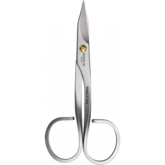 Henbor Professional Premium Stainless Steel Combination Nail and Cuticle Scissors Handcrafted In Italy With Genuine Leather Case made by Shpitser