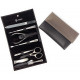 Niegeloh 7 pcs XL Premium Stainless Steel Manicure Set In Duo Leather Case Handcrafted in Solingen Germany With Bonus Shpitser Grystal Glass Nail File Niegeloh 7 pcs XL Premium Stainless Steel Manicure Set In Duo Leather Case Handcrafted in Solingen Germany With Bonus Shpitser Grystal Glass Nail File