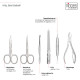 6-Pieces Premium Stainless Steel Manicure Set Made in Solingen Germany in Genuine Leather Case with Bonus Shpitser Glass Nail File 6-Pieces Premium Stainless Steel Manicure Set Made in Solingen Germany in Genuine Leather Case with Bonus Shpitser Glass Nail File