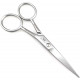 Henbor Italy Professional Mustache & Beard Scissors Surgical Stainless Steel Professional Grooming Tool Handcrafted in Premana Italy