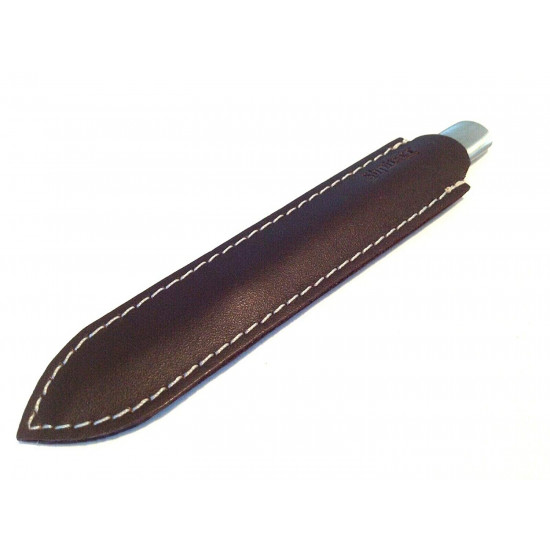 Professional German Premium Stainless Steel Cuticle Knife Made in Solingen, Germany by Goesol with Full Grain Durable Brown Leather Case Handmade By Shpitser Professional German Premium Stainless Steel Cuticle Knife Made in Solingen, Germany by Goesol with Full Grain Durable Brown Leather Case Handmade By Shpitser