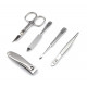 Niegeloh Solingen 5 Pieces TopInox Surgical Stainless Steel German Mens/Womens Manicure Set Grooming kit In Black Luxury Leather Case Made in Solingen Germany Niegeloh Solingen 5 Pieces TopInox Surgical Stainless Steel German Mens/Womens Manicure Set Grooming kit In Black Luxury Leather Case Made in Solingen Germany