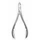 Niegeloh Professional Stainless Steel Extra Pointed 5mm 1/2 Jaw Cuticle Nippers Handcrafted in Solingen Germany with Durable Leather Case