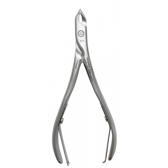 Niegeloh Professional Premium Stainless Steel Triangular 1/4 Jaw Cuticle Nippers Made in Solingen, Germany with Full Grain Durable Leather Case Handmade By Shpitser (1/4 Jaw (3mm))