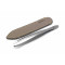 Shpitser Solingen Surgical Stainless Steel TopInox Slanted Tweezers German Eyebrow Hair Removal tool - 9cm in Durable Full Grain Genuine Leather Case Handcrafted in Solingen Germany
