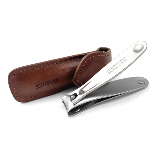 Shpitser Solingen Germany TopInox Toe Nail Clipper Stainless Steel Nail Trimmer Men & Women Nail Care Packed with Genuine Leather Case Shpitser Solingen Germany TopInox Toe Nail Clipper Stainless Steel Nail Trimmer Men & Women Nail Care Packed with Genuine Leather Case