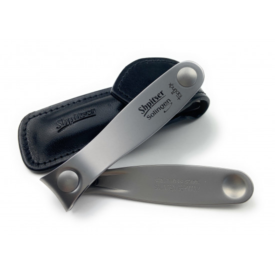 Shpitser Solingen Germany TopInox Toe Nail Clipper Stainless Steel Nail Trimmer Men & Women Nail Care Packed with Genuine Leather Case Shpitser Solingen Germany TopInox Toe Nail Clipper Stainless Steel Nail Trimmer Men & Women Nail Care Packed with Genuine Leather Case