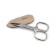 Niegeloh Solingen TOPINOX Curved Stainless Steel Professional Manicure Nail Scissors Perfect Cutter - Made in Solingen Germany | Packed with Shpitser Full Grain Leather Case (Nail, Gray) Niegeloh Solingen TOPINOX Curved Stainless Steel Professional Manicure Nail Scissors Perfect Cutter - Made in Solingen Germany | Packed with Shpitser Full Grain Leather Case (Nail, Gray)