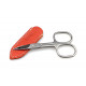 Niegeloh Solingen TOPINOX Curved Stainless Steel Professional Manicure Nail Scissors Perfect Cutter - Made in Solingen Germany | Packed with Shpitser Full Grain Leather Case (Nail, Red) Niegeloh Solingen TOPINOX Curved Stainless Steel Professional Manicure Nail Scissors Perfect Cutter - Made in Solingen Germany | Packed with Shpitser Full Grain Leather Case (Nail, Red)