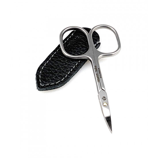 Niegeloh Solingen TOPINOX Curved Stainless Steel Professional Manicure Cuticle Scissors Perfect Cutter - Made in Solingen Germany | Packed with Shpitser Full Grain Leather Case (Cuticle, Black) Niegeloh Solingen TOPINOX Curved Stainless Steel Professional Manicure Cuticle Scissors Perfect Cutter - Made in Solingen Germany | Packed with Shpitser Full Grain Leather Case (Cuticle, Black)