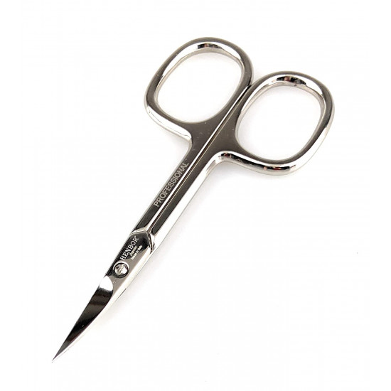 Henbor Professional Manicure Pedicure Scissors Cuticle Perfect Cutters Manicure Scissors for Precision Cut, Handcrafted in Italy