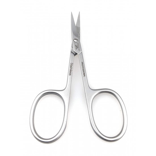Henbor Professional Premium Stainless Steel Manicure Cuticle Scissors Manicure Tool for Precision Cut Handcrafted in Italy