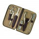Niegeloh 6 pcs XL Stainless Steel Manicure Set In Leather Case Made in Solingen Germany With Bonus: Crystal Glass Nail File Niegeloh 6 pcs XL Stainless Steel Manicure Set In Leather Case Made in Solingen Germany With Bonus: Crystal Glass Nail File