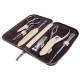 Niegeloh 6 pcs Luxuries TopInox Surgical Stainless Steel German Manicure Set Plus BONUS: SHPITSER Crystal Glass Nail File Niegeloh 6 pcs Luxuries TopInox Surgical Stainless Steel German Manicure Set Plus BONUS: SHPITSER Crystal Glass Nail File