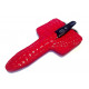 Shpitler 4 inch High Quality Red Leather Sleeve for Manicure Scissors, Germany Shpitler 4 inch High Quality Red Leather Sleeve for Manicure Scissors, Germany