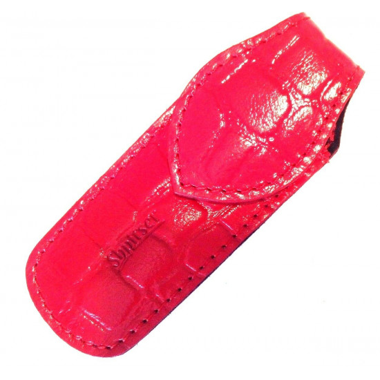 Shpitler 3.5 Inch Red Leather Case For Toenail Clippers or Nippers, Shpitler 3.5 Inch Red Leather Case For Toenail Clippers or Nippers,