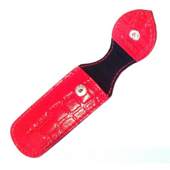 Shpitler 3.5 Inch Red Leather Case For Toenail Clippers or Nippers, Shpitler 3.5 Inch Red Leather Case For Toenail Clippers or Nippers,