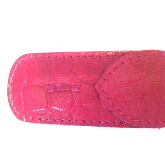 Shpitler 3.5 Inch Red Leather Case For Toenail Clippers or Nippers, Shpitler 3.5 Inch Red Leather Case For Toenail Clippers or Nippers,