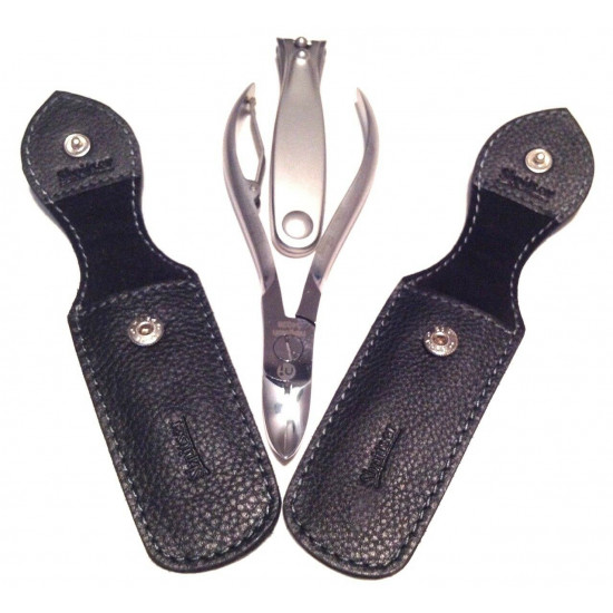 Shpitler 3.5Inch Black Leather Pouch For Toenail Clippers or Nippers Shpitler 3.5Inch Black Leather Pouch For Toenail Clippers or Nippers