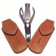 Shpitler 3.5Inch Caramel Leather Pouch For Toenail Clippers or Nippers Shpitler 3.5Inch Caramel Leather Pouch For Toenail Clippers or Nippers