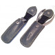 Shpitler Mid Gray Leather Pouch For Toenail Clippers or Nippers 3.5Inch Shpitler Mid Gray Leather Pouch For Toenail Clippers or Nippers 3.5Inch