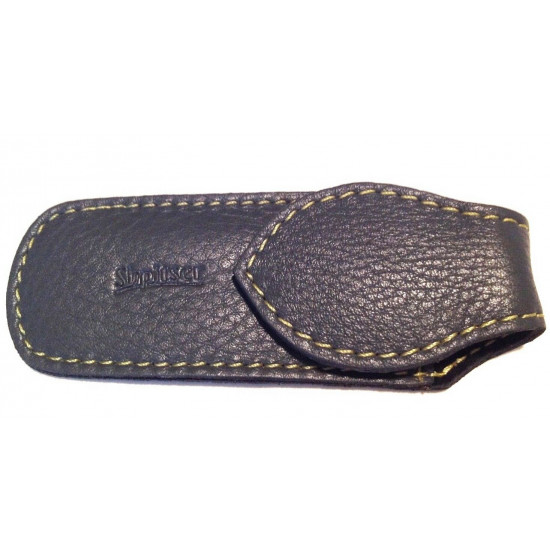 Shpitler 3.5Inch Dark Gray Leather Pouch For Toenail Clippers or Nippers Shpitler 3.5Inch Dark Gray Leather Pouch For Toenail Clippers or Nippers