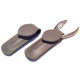 Shpitler Mid Gray Leather Pouch For Toenail Clippers or Nippers 3.5Inch Shpitler Mid Gray Leather Pouch For Toenail Clippers or Nippers 3.5Inch