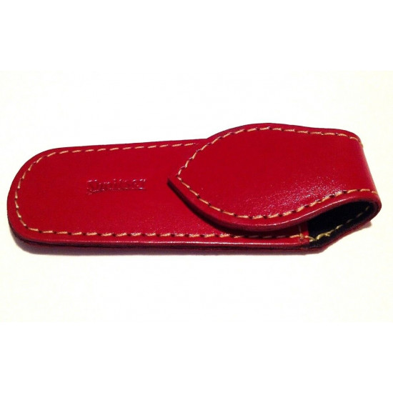 Shpitler 3.5Inch Red Hiqh Quality Leather Pouch For Nail Nippers Shpitler 3.5Inch Red Hiqh Quality Leather Pouch For Nail Nippers