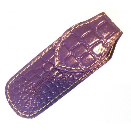 Shpitler 3.5 Inch Purple Leather Case For Toenail Clippers or Nippers Shpitler 3.5 Inch Purple Leather Case For Toenail Clippers or Nippers