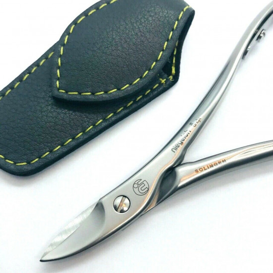 Niegeloh Solingen Toenail Clipper Hand crafted in Germany 11cm with High Quality Dark Gray Leather Case Niegeloh Solingen Toenail Clipper Hand crafted in Germany 11cm with High Quality Dark Gray Leather Case