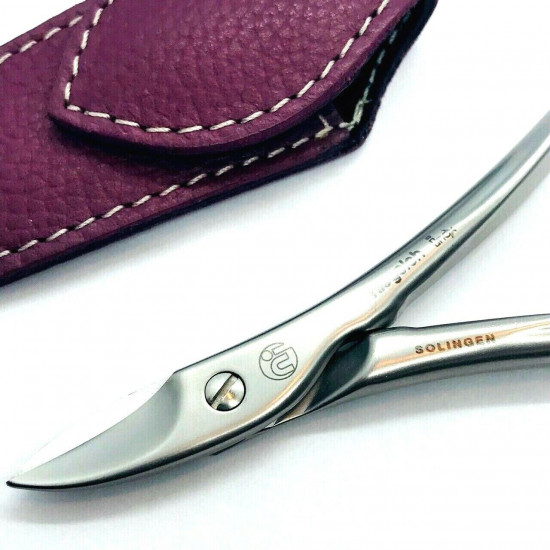 Niegeloh Solingen Toenail Clipper Hand crafted in Germany 11cm with High Quality Dark Pink Leather Case Niegeloh Solingen Toenail Clipper Hand crafted in Germany 11cm with High Quality Dark Pink Leather Case