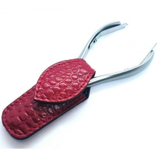 Niegeloh Solingen Toenail Clipper Hand crafted in Germany 11cm with High Quality Red Croco Leather Case Niegeloh Solingen Toenail Clipper Hand crafted in Germany 11cm with High Quality Red Croco Leather Case