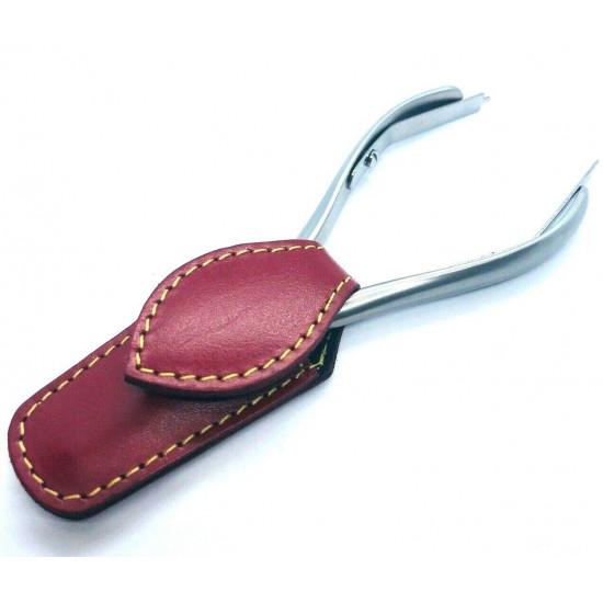Niegeloh Solingen Toenail Clipper Hand crafted in Germany 11cm with High Quality Red Leather Case Niegeloh Solingen Toenail Clipper Hand crafted in Germany 11cm with High Quality Red Leather Case