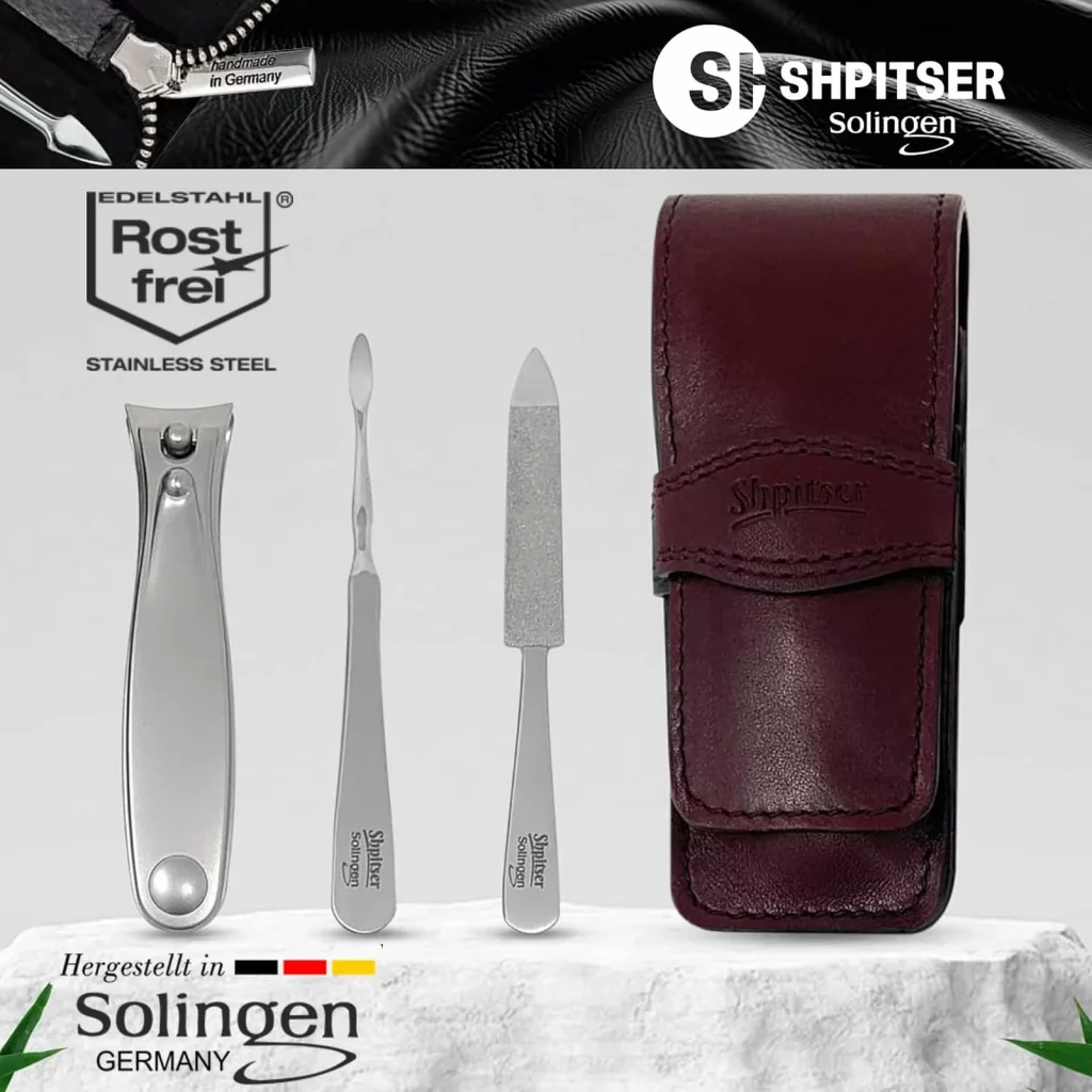 Shpitser Solingen TopInox Stainless Steel German Hand Sharpened (Dark Drown) — view 2